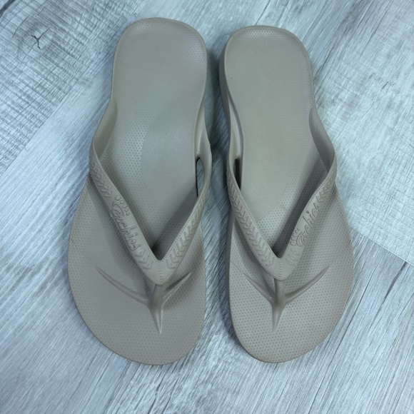 archies Other - Archie's Arch Support Flip Flops Taupe Size 12 Womans/ 11 Men's